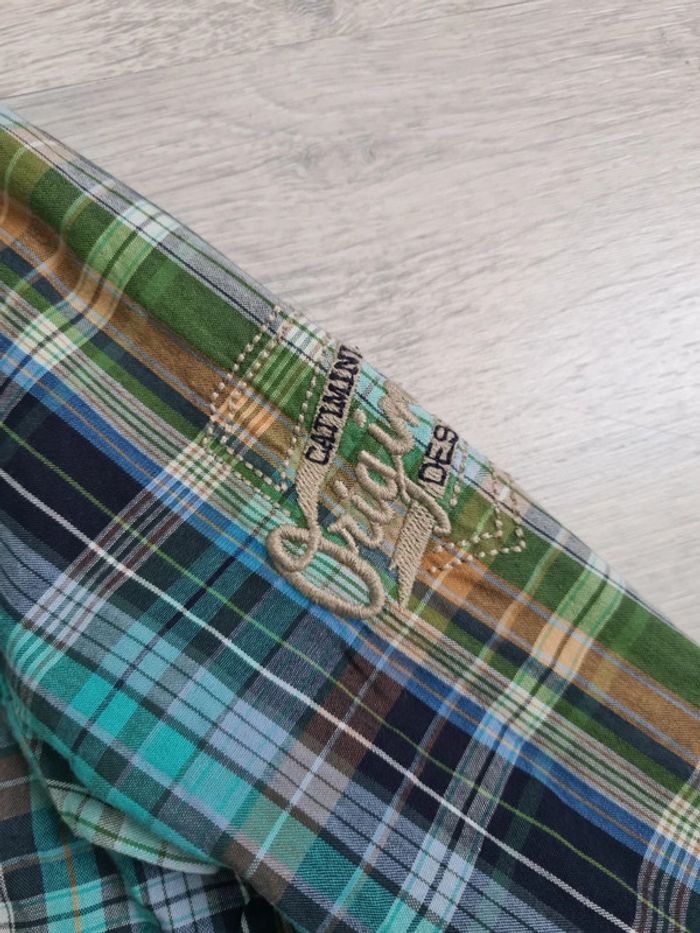 Chemise bleue à carreaux Catimini 6 ans - photo numéro 3