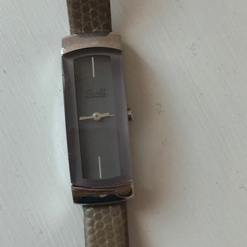 Montre skalli cuir