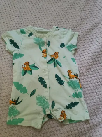 Combishort Roi lion - 6 mois