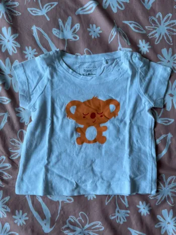 T-shirt blanc 6 mois