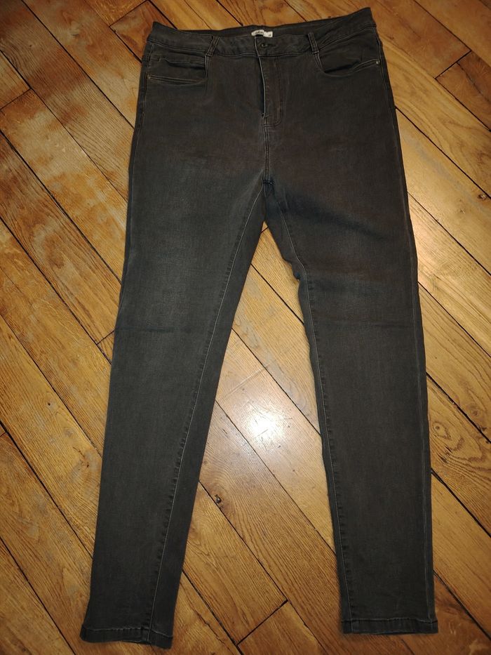 Jean skinny taille haute