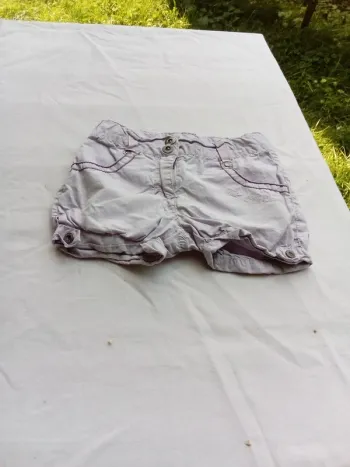 Short mauve kidkanai 12 mois