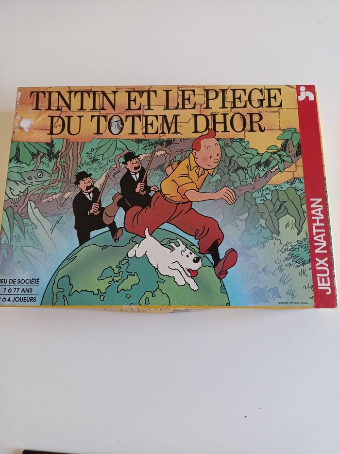 Tintin et le piège du totem d'horreur Nathan complet