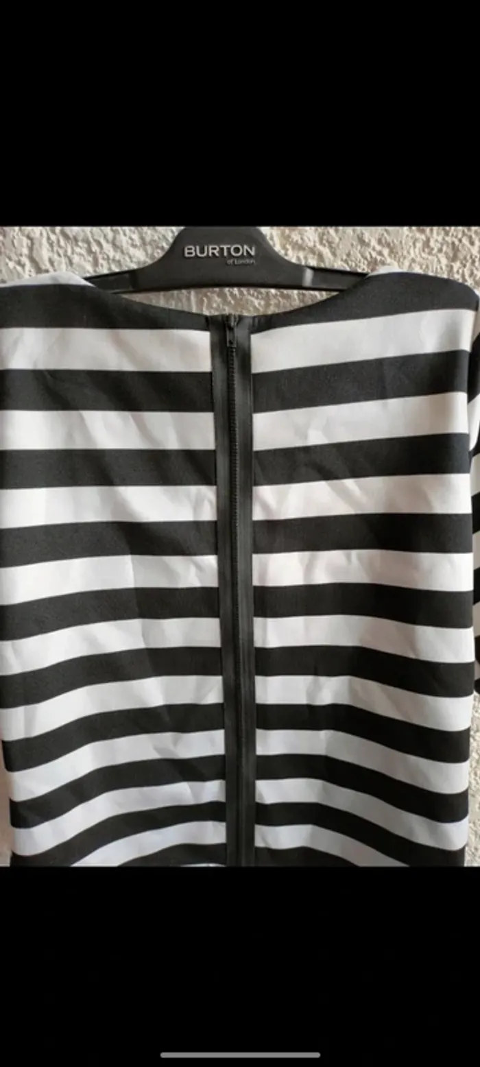 Blouse rayée manches 3/4 T 38 - photo numéro 5