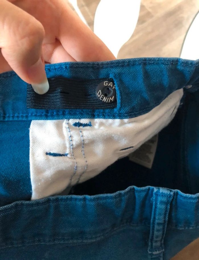 Regular Standard Stretch Skinny bleu ajustable Gap 16 ans - photo numéro 6
