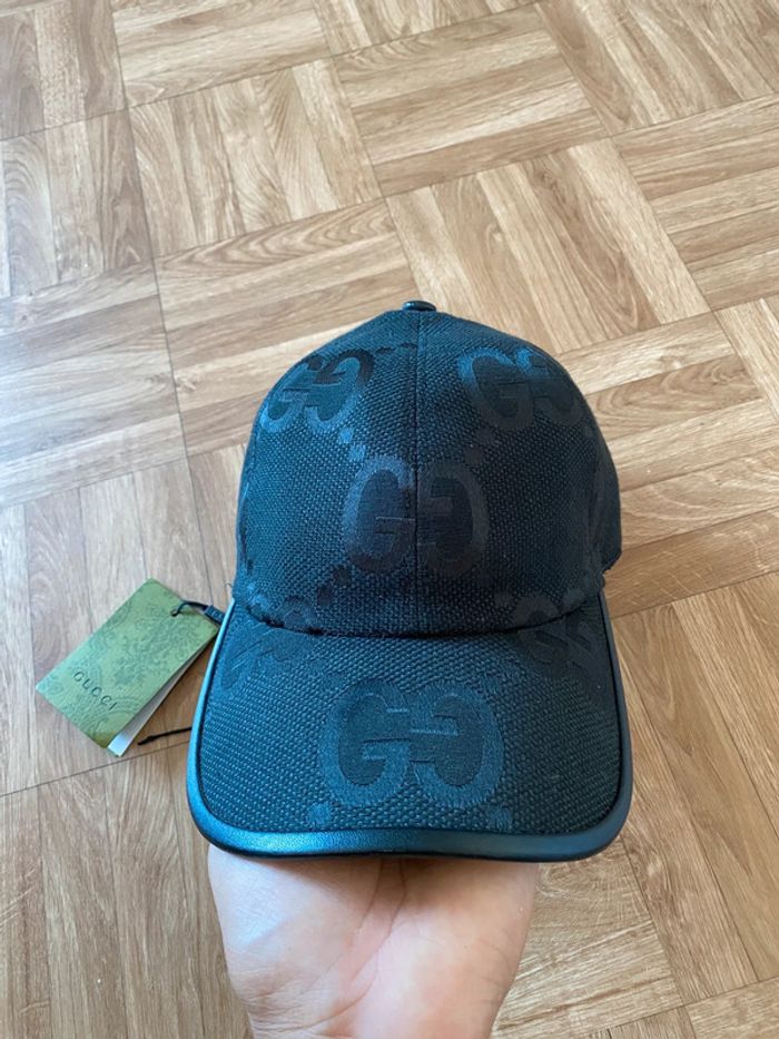 Casquette jumbo de baseball noir Gucci (NEUF) - photo numéro 2