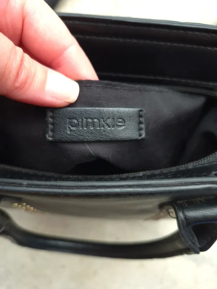 Sac à main carré avec bandoulière noir - photo numéro 5