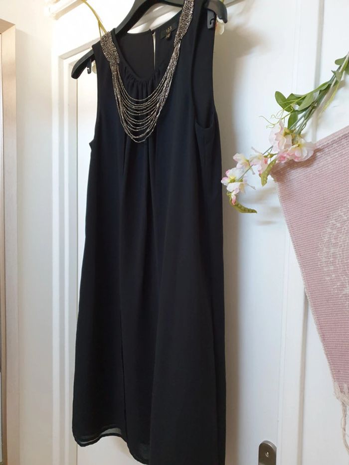 Robe en crêpe Tunique longue 123 Taille 42