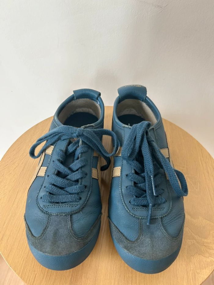 Onitsuka Tiger Mexico 66 – Bleu & Beige Vintage – Taille 36 - photo numéro 4