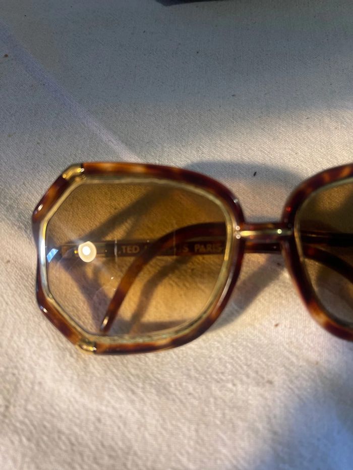 Lunettes de soleil ted lapidus verres jaunes - photo numéro 3