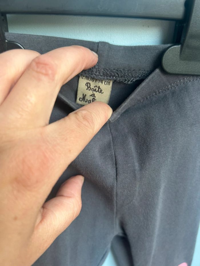 Legging gris foncé, 12 mois - photo numéro 6