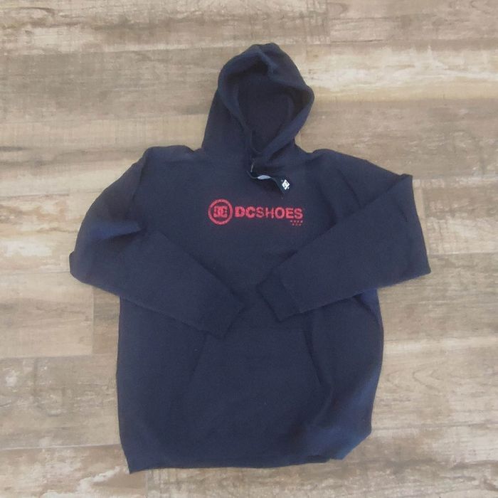 Sweat capuche y2k vintage DC Shoes Sarge skate streetwear taille XL