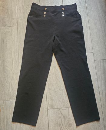 Pantalon noir fluide élastique armand thiery
