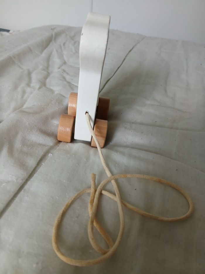 Jouet à tirer en bois - photo numéro 4