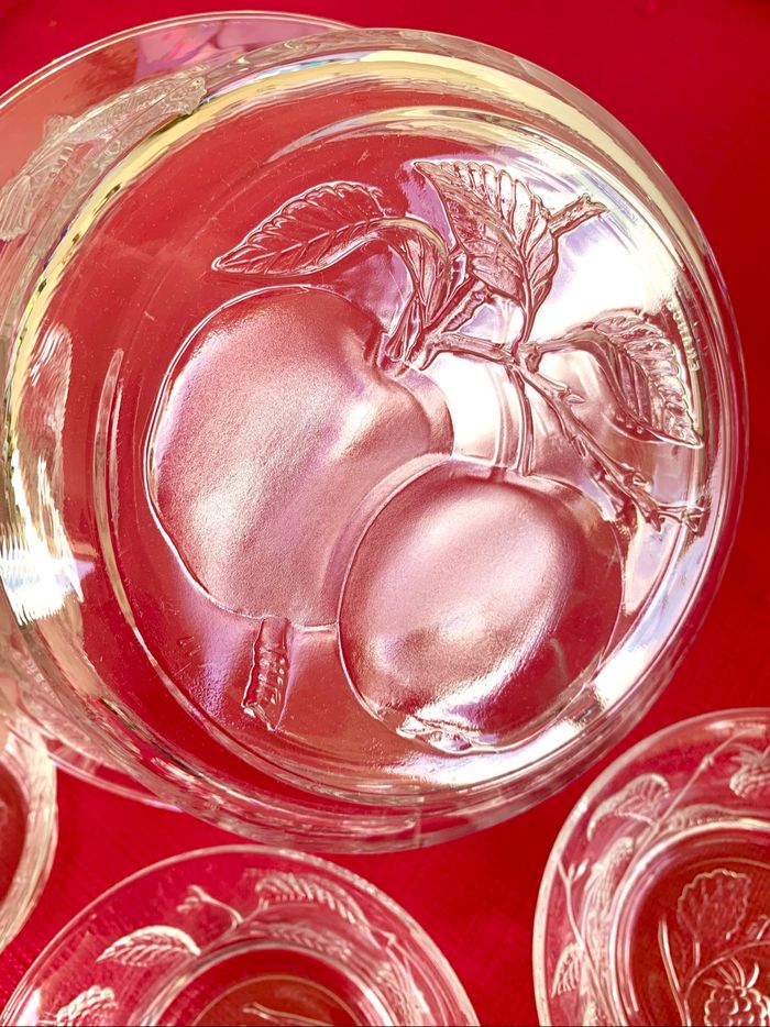 Ensemble 1 bol saladier + 4 bols dessert - photo numéro 4