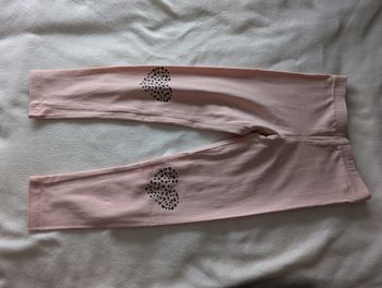 Legging rose pale genoux léopard - 4/5A - H&M