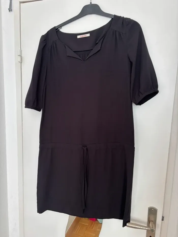 Robe noire galon taille T38