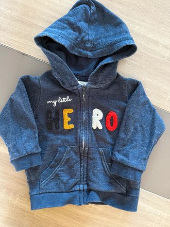 Veste a capuche garçon 6 mois