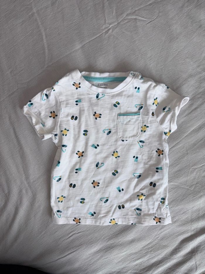 T-shirt été neuf T12M 74cm obaïbi