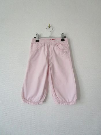 Pantalon léger rose pâle DPAM 12 mois TBE