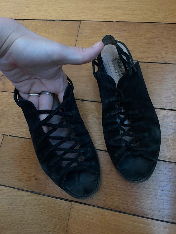 Sandales noires Sonia rykiel - photo numéro 3