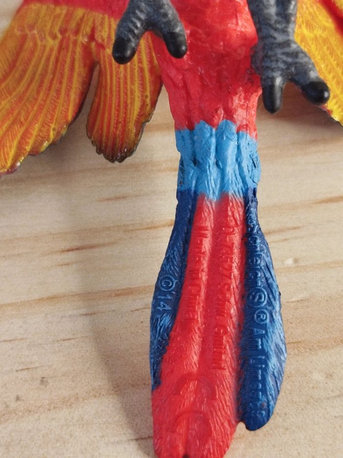 Schleich oiseau perroquet rouge Figurine animal de l'équateur - photo numéro 3