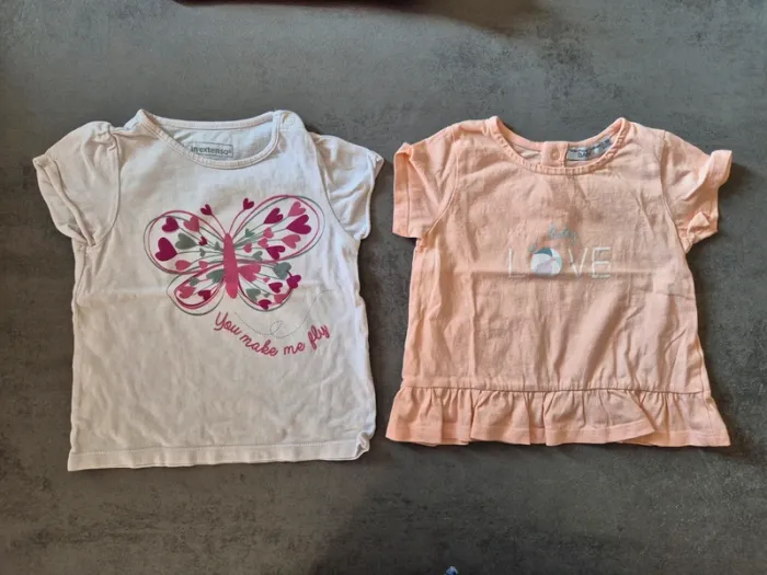 Lot T-shirts MC,  Fille 24 mois - photo numéro 6