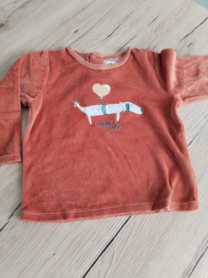 Pyjama velours 2 pièces - photo numéro 3