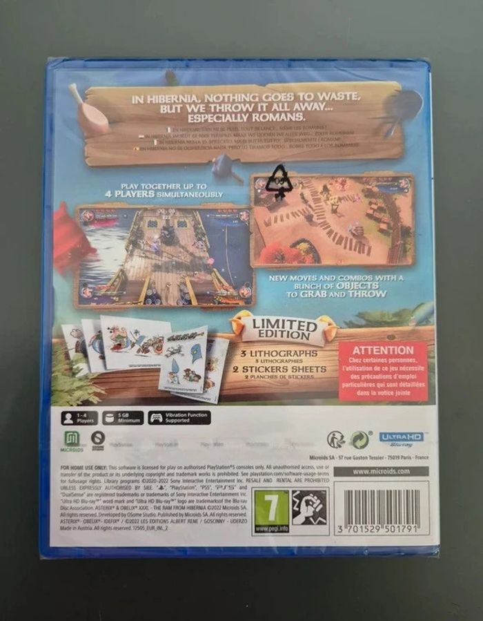 Astérix et Obélix XXXL : Le Bélier d'Hibernie Edition Limitée Playstation 5 - photo numéro 2