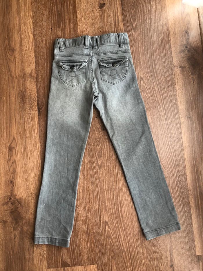 Jean gris fille Tape À l’œil 4 ans - photo numéro 2