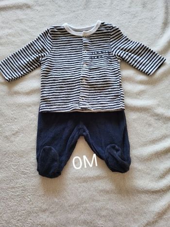 Pyjama 2 pièces 0 mois