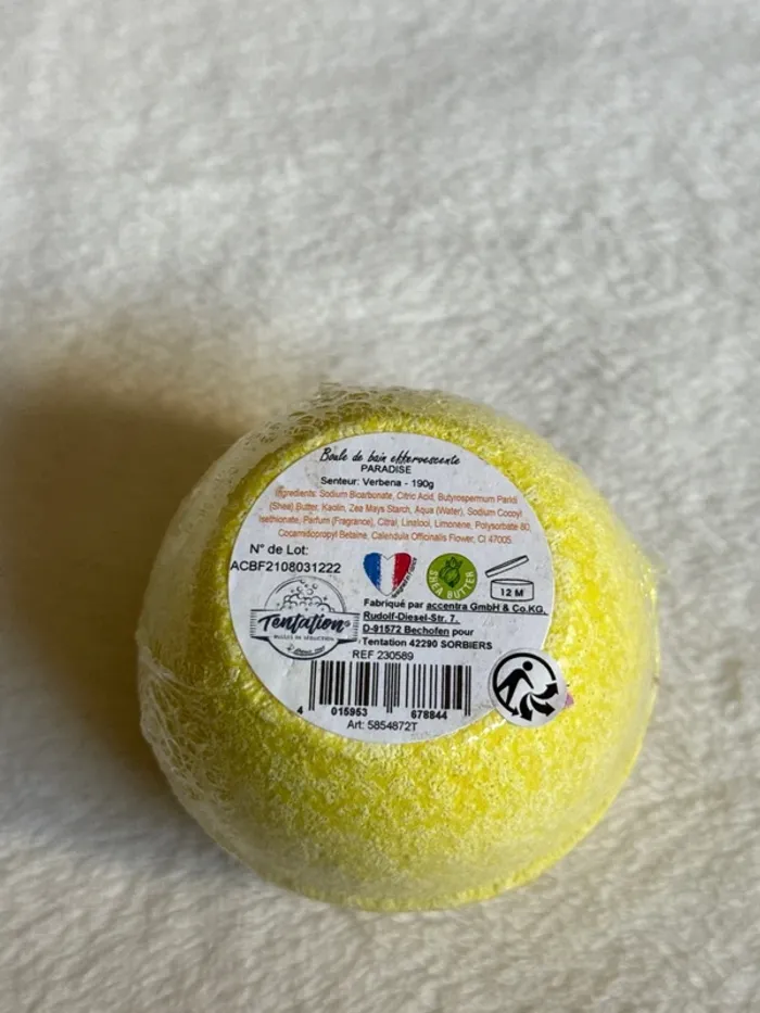 Bombe de bain verveine - photo numéro 2