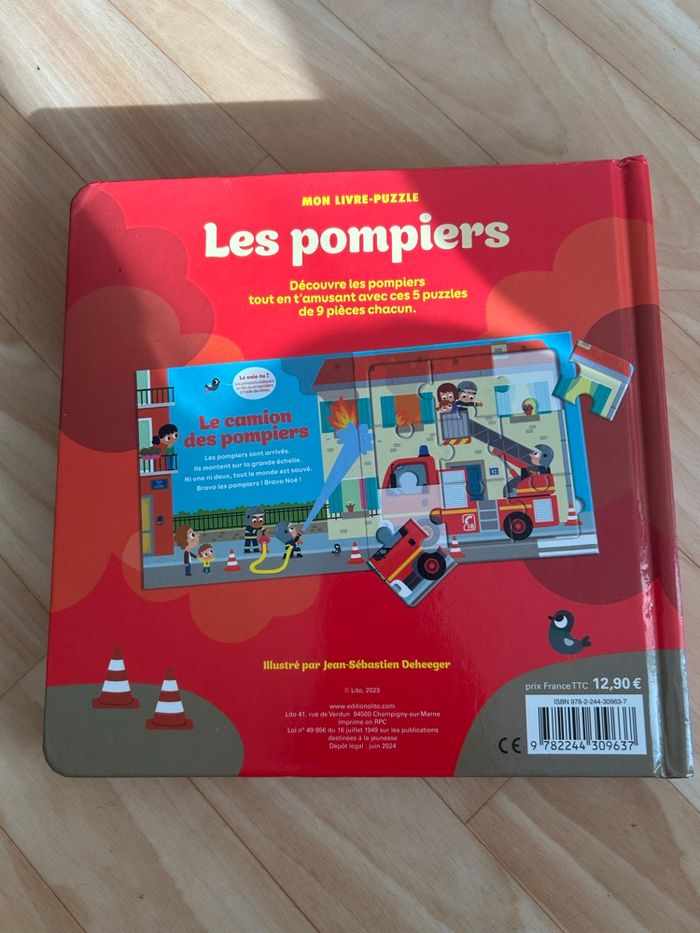 Livre Puzzle Pompier - photo numéro 5