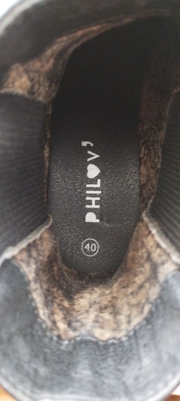 Bottines noires P40 - photo numéro 8