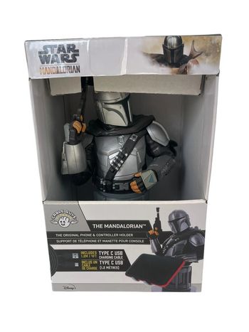 Figurine support manette / téléphone Star Wars The Mandalorian Câble Guys Exquisite Gaming neuf
