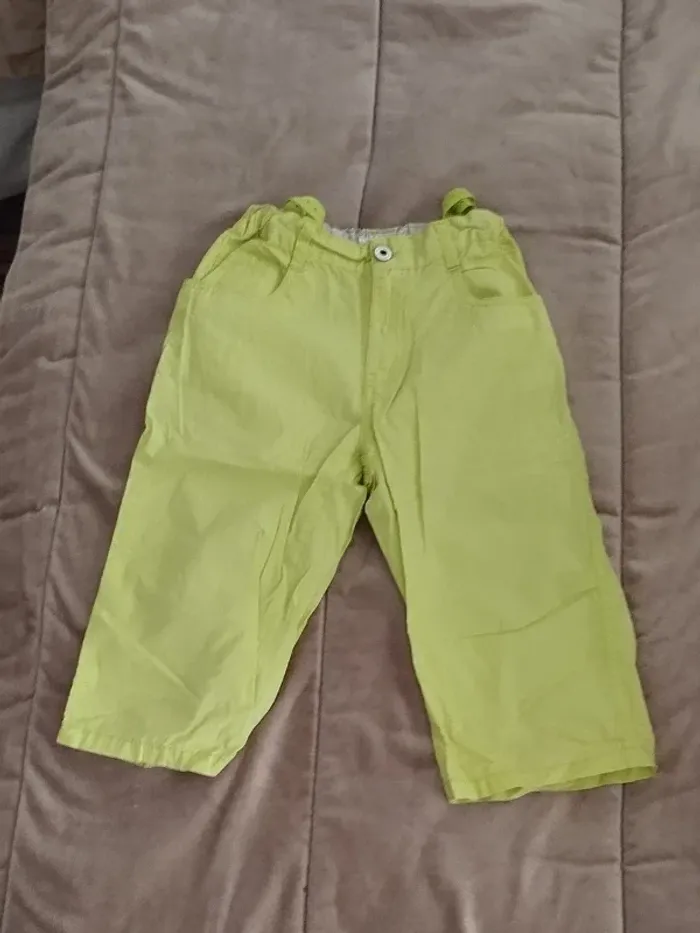 Pantacourt Inextenso auchan jaune fluo garçon 12 ans - photo numéro 8