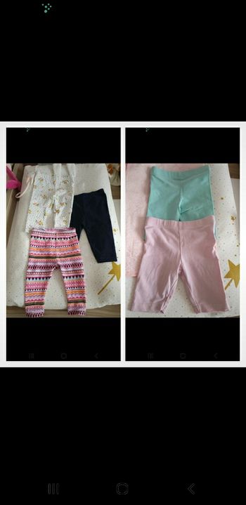 Lot de 5 leggings 6M