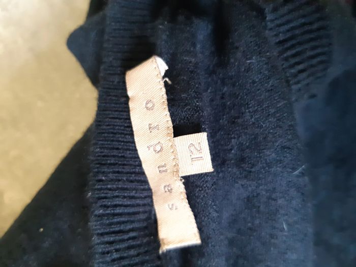 Sandro robe fine d'hiver T.38/40 en tbe - photo numéro 12