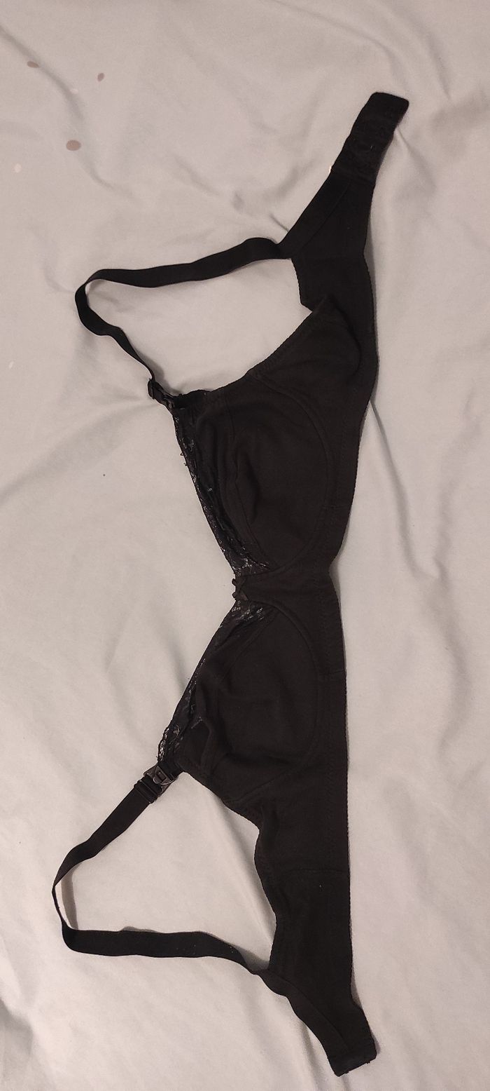 Soutien-gorge noir allaitement - photo numéro 2