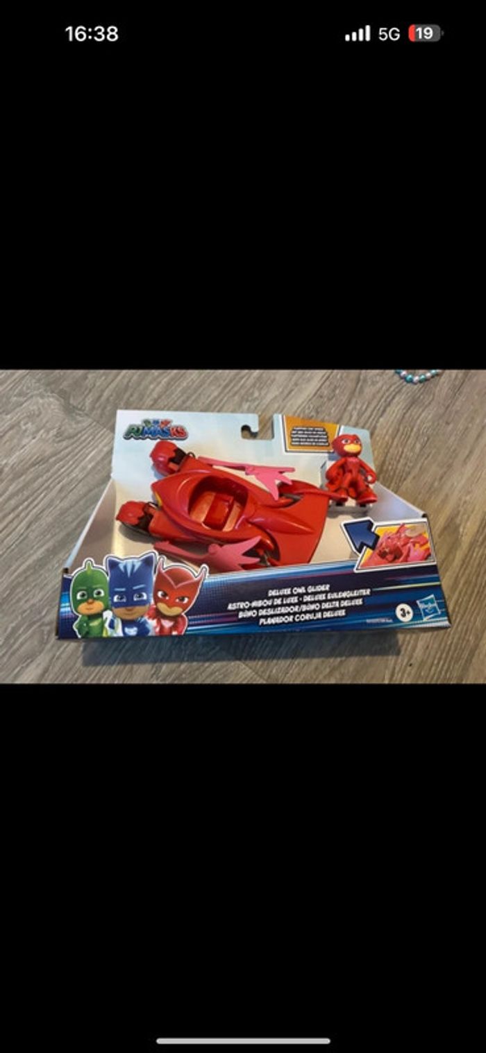 PJ Masks - Astro Hibou et sa voiture Deluxe neuve (Hasbro) - photo numéro 7