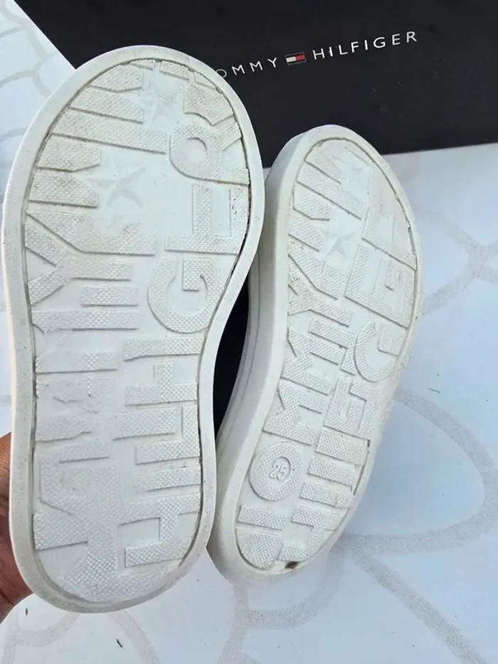 Basket Tommy Hilfiger en cuir - photo numéro 6