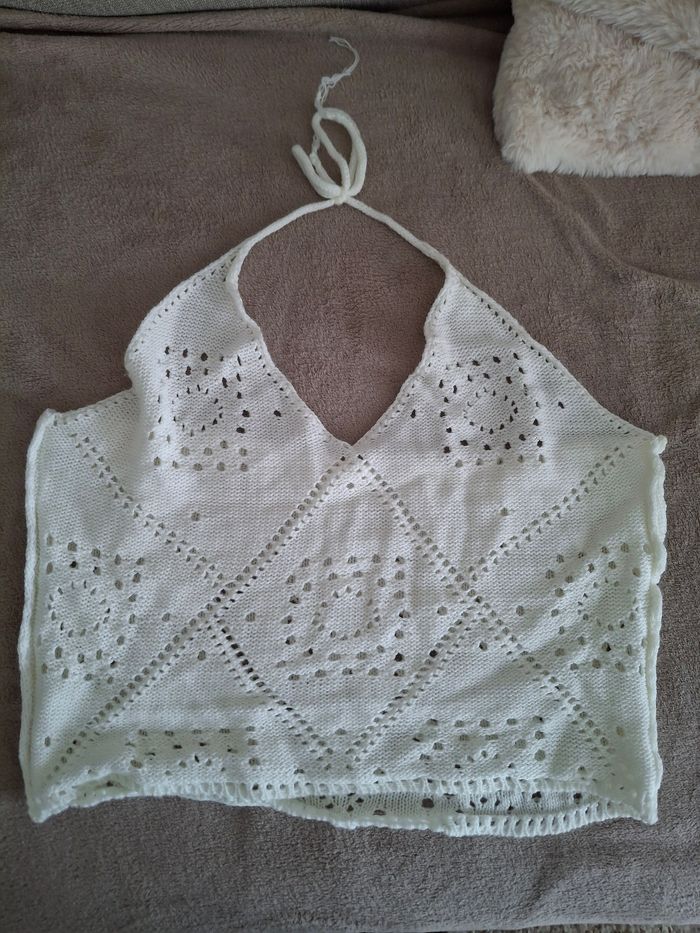 Top dos nu blanc