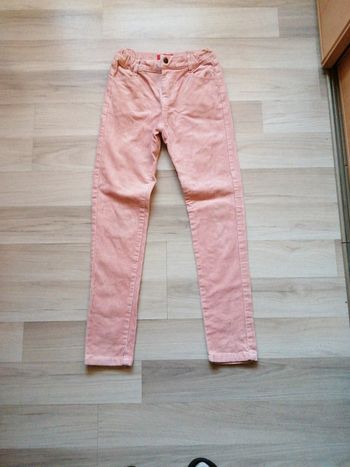 Pantalon velours saumon