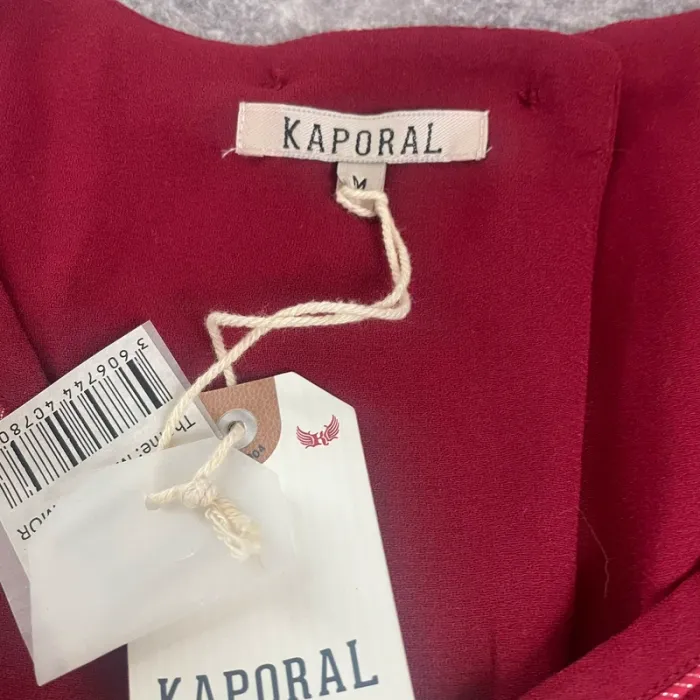 Robe bordeaux Kaporal neuve M 👗 élégante & féminine 💋 - photo numéro 5