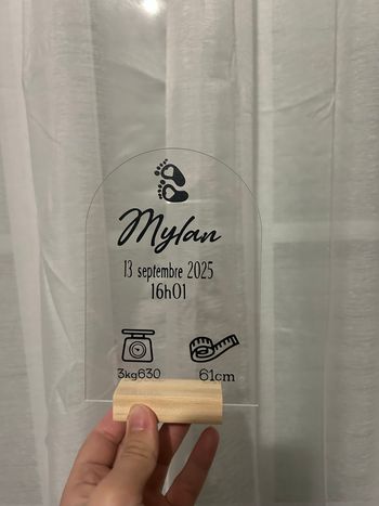 Cadeau Naissance personnalisé 🐣