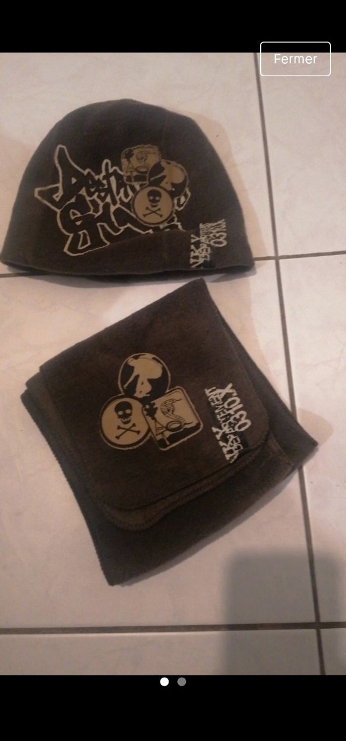 Ensemble écharpe + bonnet 54cm - photo numéro 2