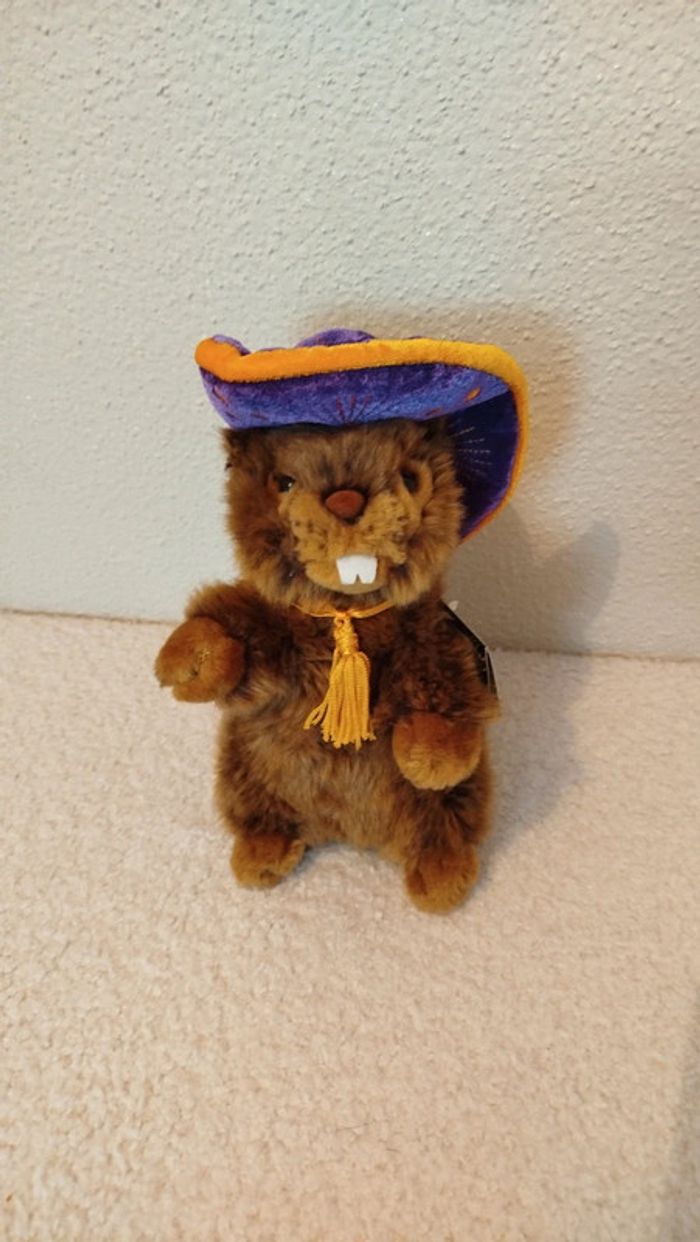Peluche castor neuve