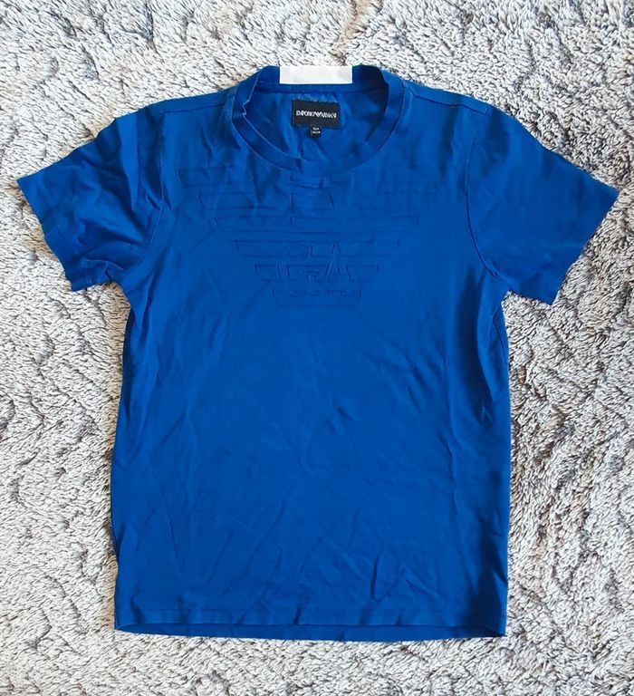Teeshirt bleu roi Emporio Armani - 12 ans - photo numéro 2