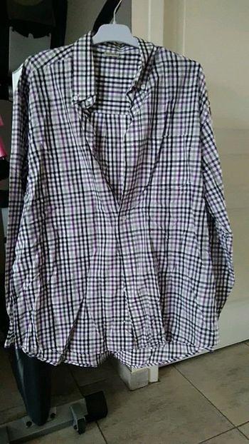 Chemise à carreaux homme taille L