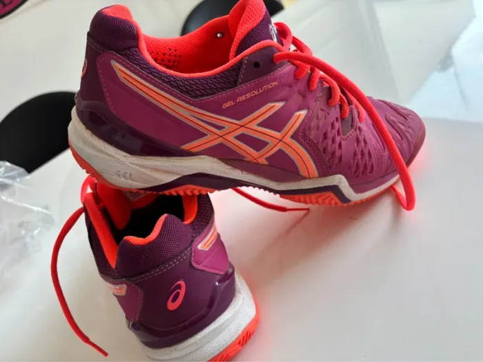 Asics Gel-Resolution 6 - berry/flash coral/plum Asics - photo numéro 11